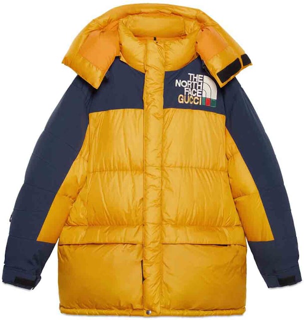 Yellow Supreme The North Face Leather Nuptse Jacket - StockX News