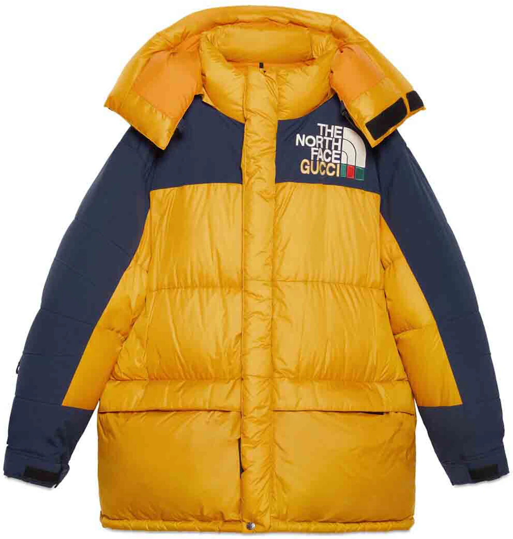 Gucci x The North Face Down Coat Black/Yellow - FW21 - US