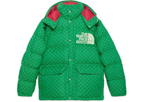 Gucci X The North Face Down Coat Green Dark Green Fw21 Gucci X The North Face Down Coat Green Dark Green Fw21