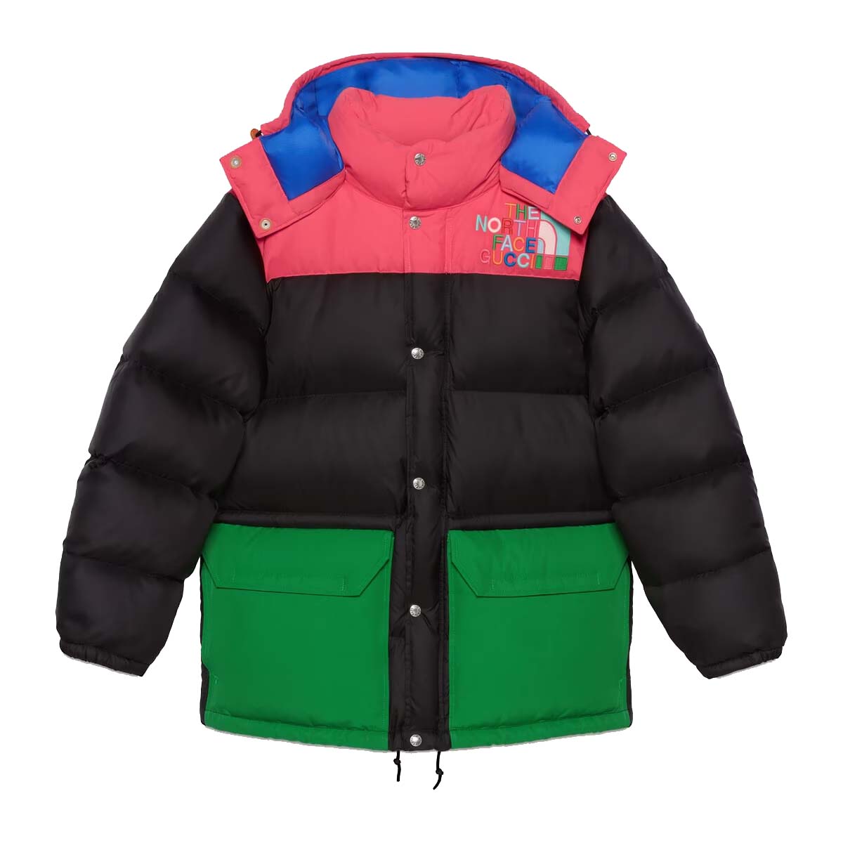 Gucci x The North Face Down Jacket Black/Multicolor - FW22 - US