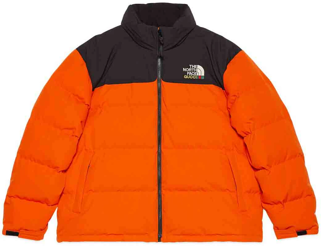 Gucci x The North Face Down Jacket Black/Orange