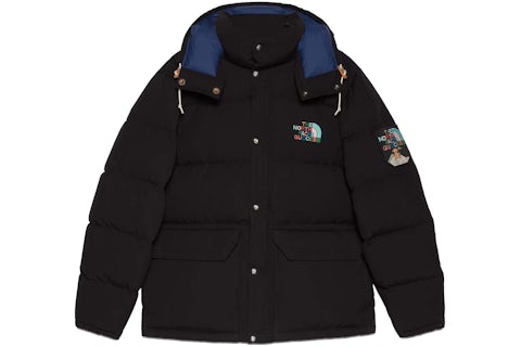 Gucci x The North Face Down Jacket Black Men's FW22 US