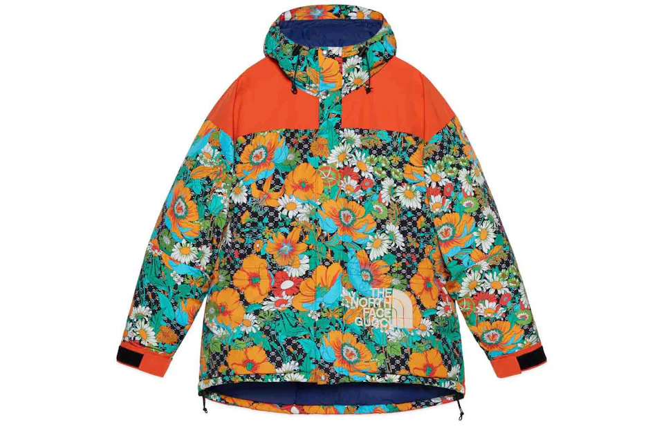Gucci x The North Face Down Jacket Floral Print