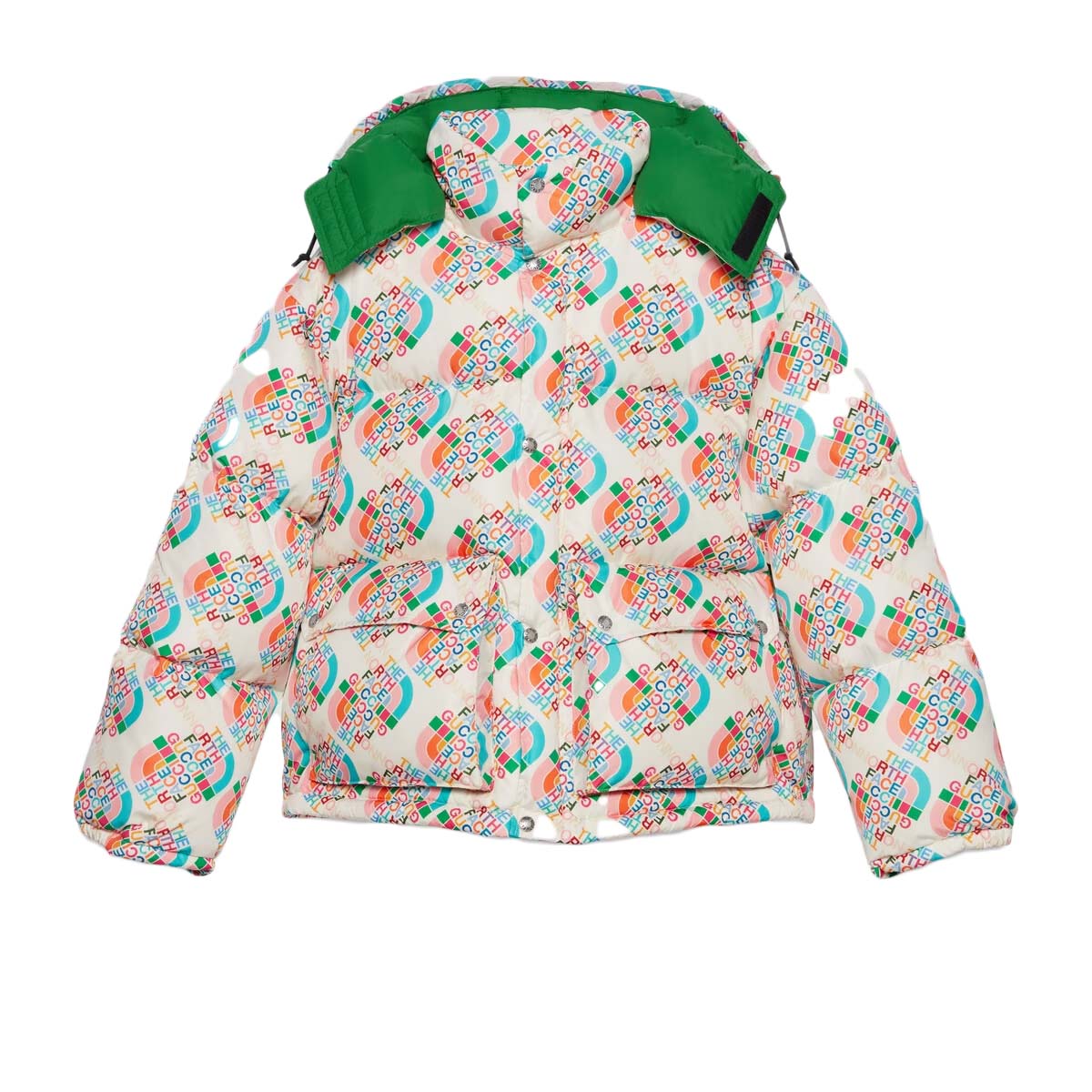 Gucci x The North Face Down Jacket Multicolor/Ivory