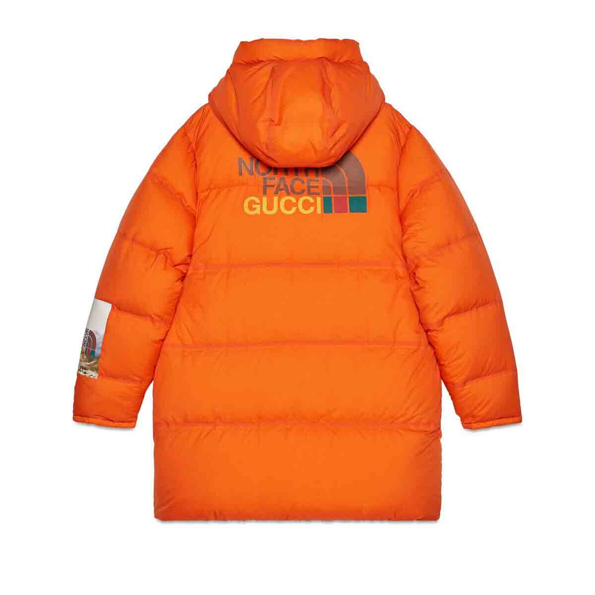 Gucci x The North Face Nylon Jacket Orange