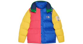 Gucci x The North Face Down Jacket Yellow/Red/Blue/Green Colorblock