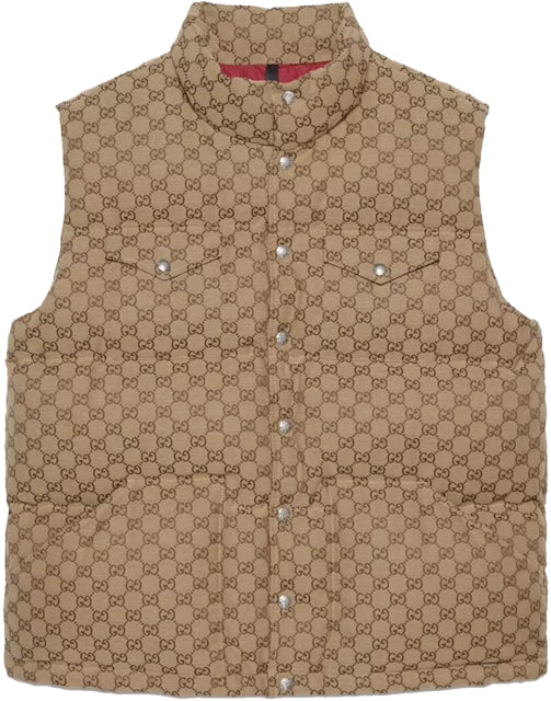The North Face x Gucci Colorblock Pattern Vest w/ Tags - Burgundy
