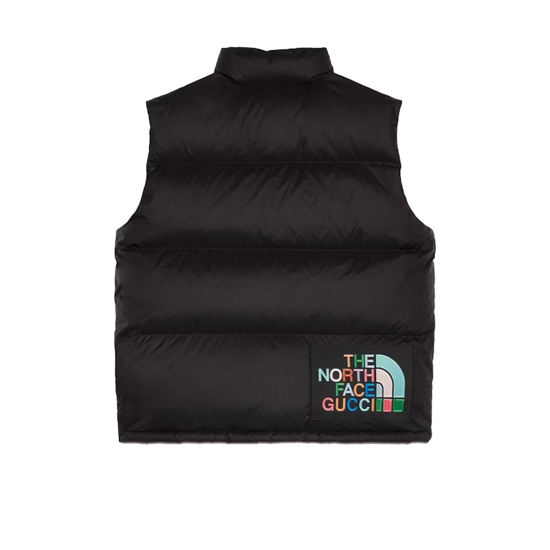 Gucci x The North Face Down Vest Black Men's - FW22 - US