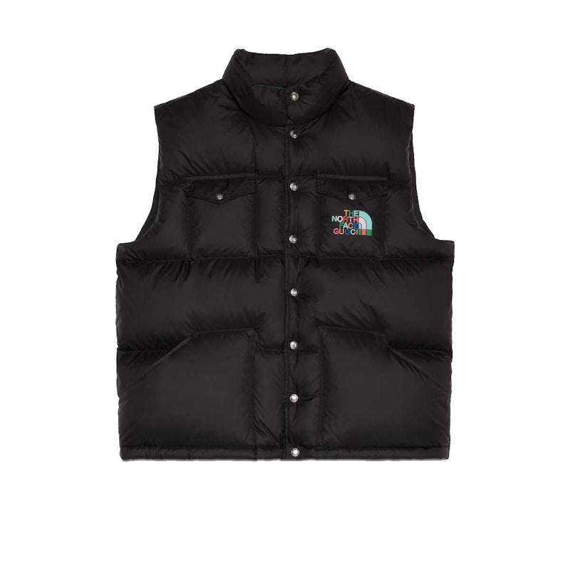 Gucci x The North Face Down Vest Black