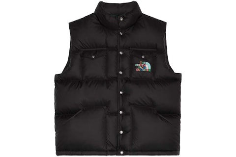 Puffer Vest Gucci X The North Face Weste Gucci X North Face Puffer