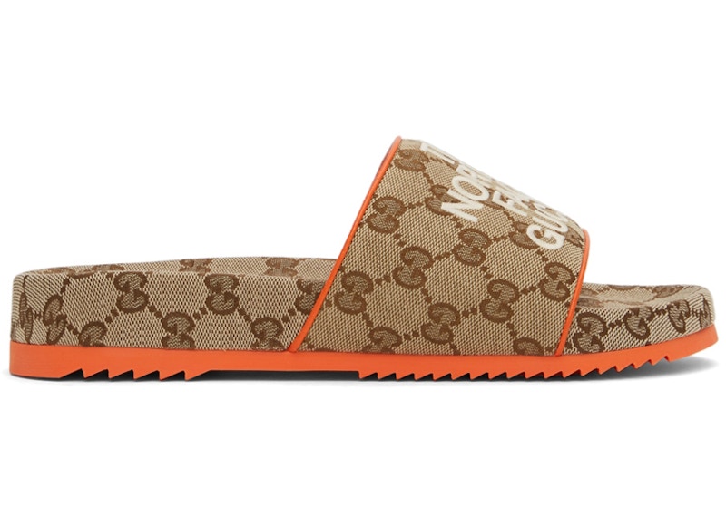 Gucci x The North Face Edition GG Sandal Beige Orange Women s