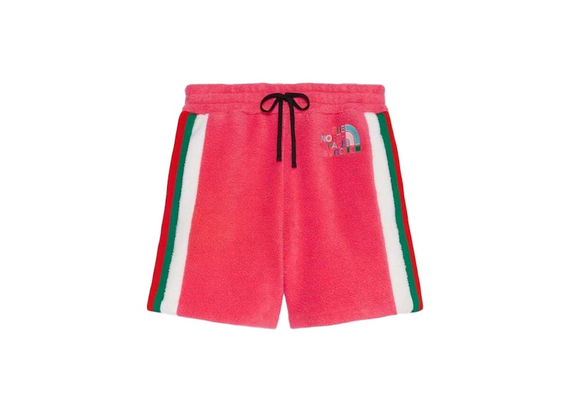 Gucci x The North Face Fleece Shorts Dark Pink