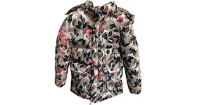 Gucci x The North Face Floral Down Parka Ivory/Pink