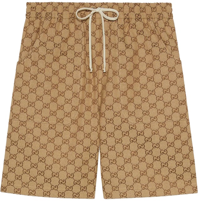 Gucci X The North Face Web Print Shorts Beige for Men