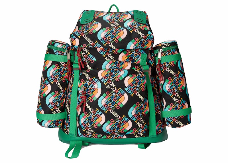 Gucci x The North Face Gucci Backpack Black Multicolor in Recycled