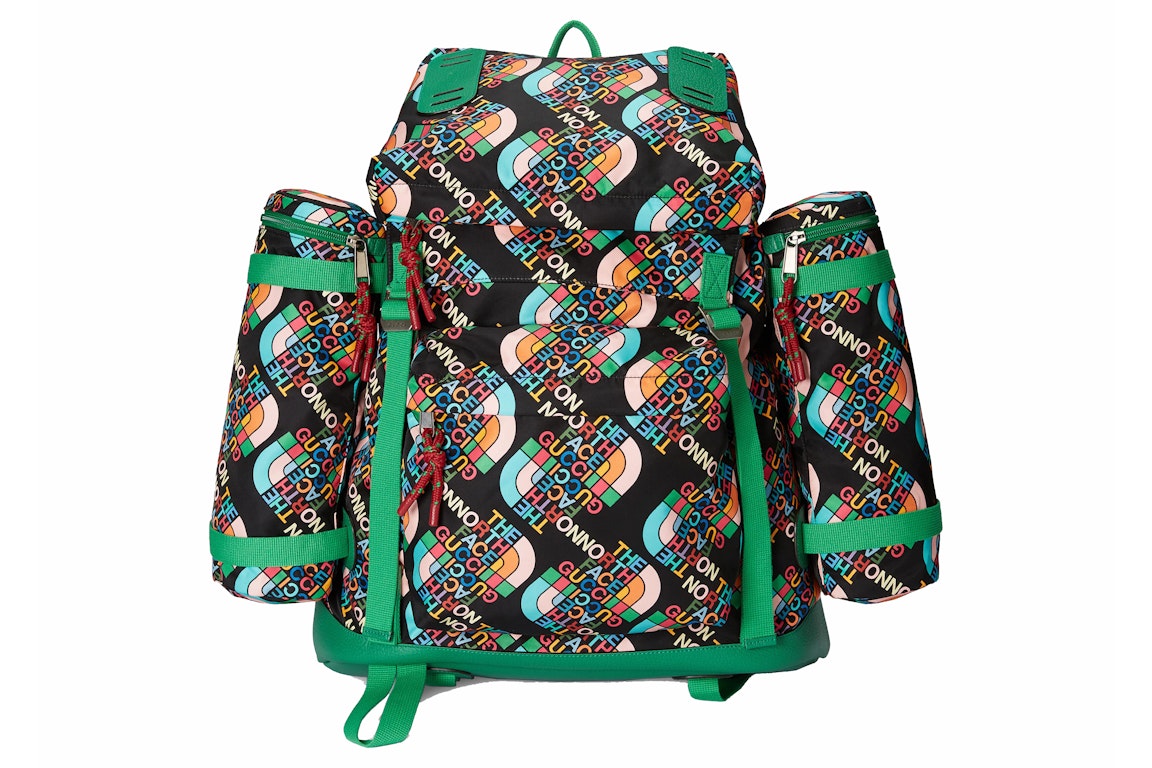Pre-owned Gucci X The North Face  Backpack Black/multicolor