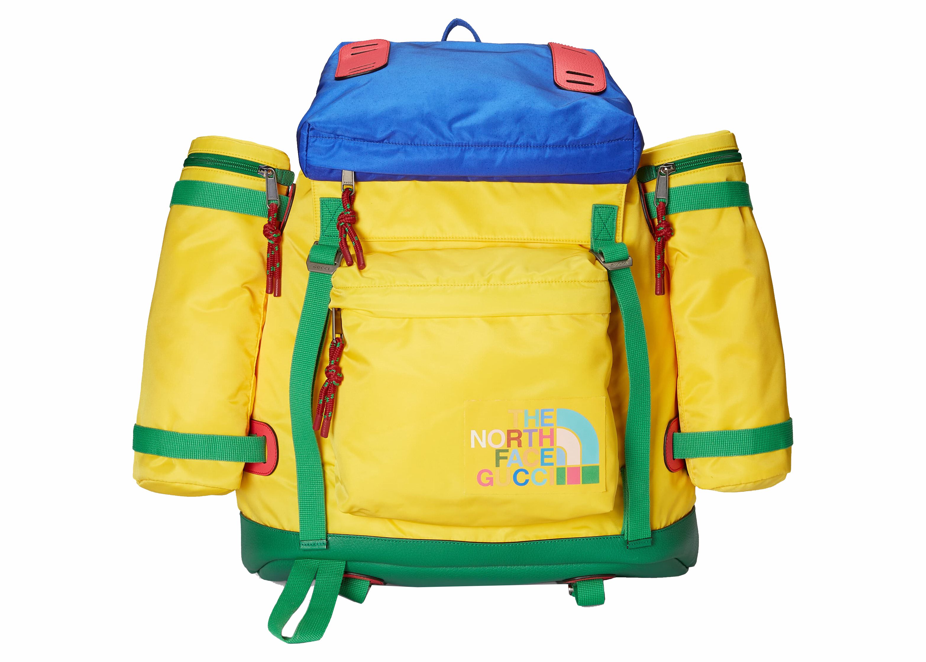 Gucci x The North Face Gucci Backpack Yellow/Blue in Recycled 