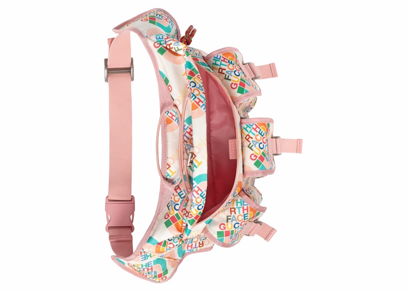 Gucci x The North Face Gucci Large Belt Bag Ivory in Recycled Nylon US