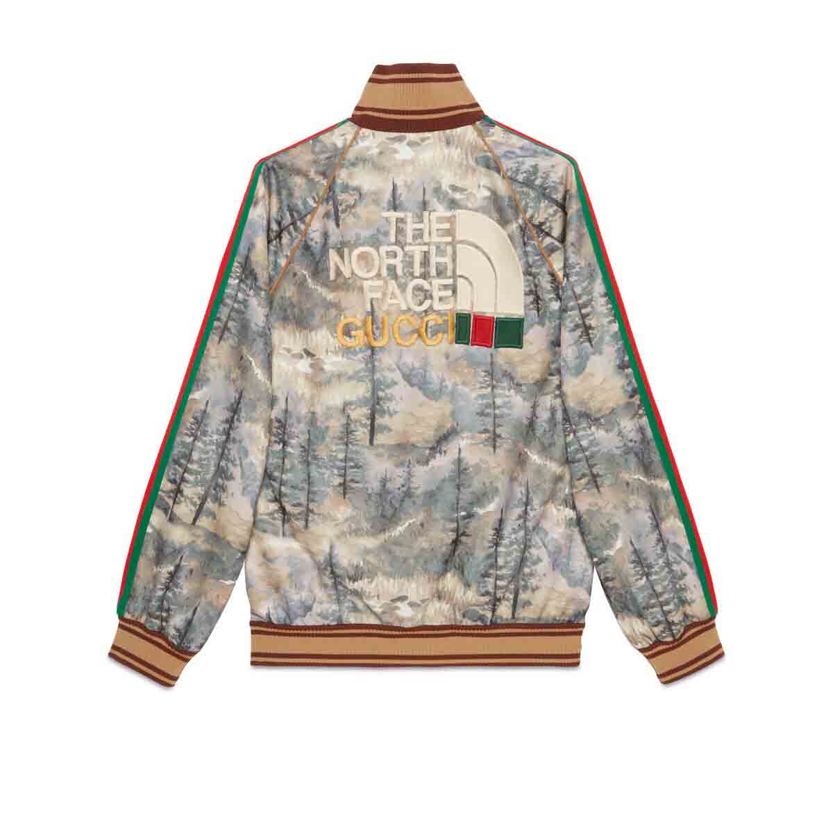 Gucci x The North Face Jacket Forest Print