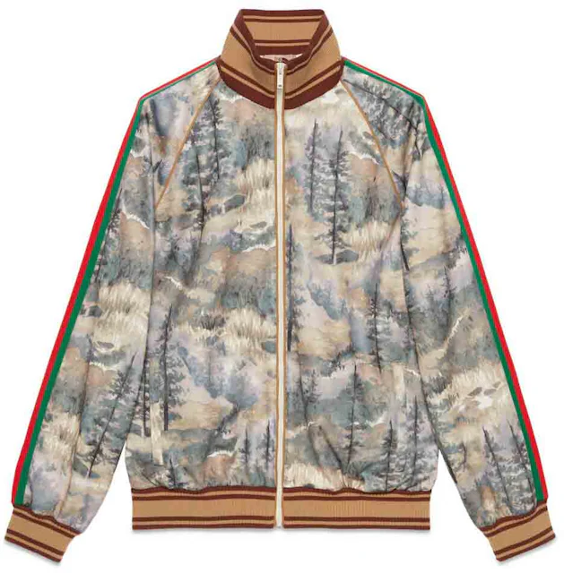 Gucci x The North Face Jacket Forest Print Men's - FW21 - US