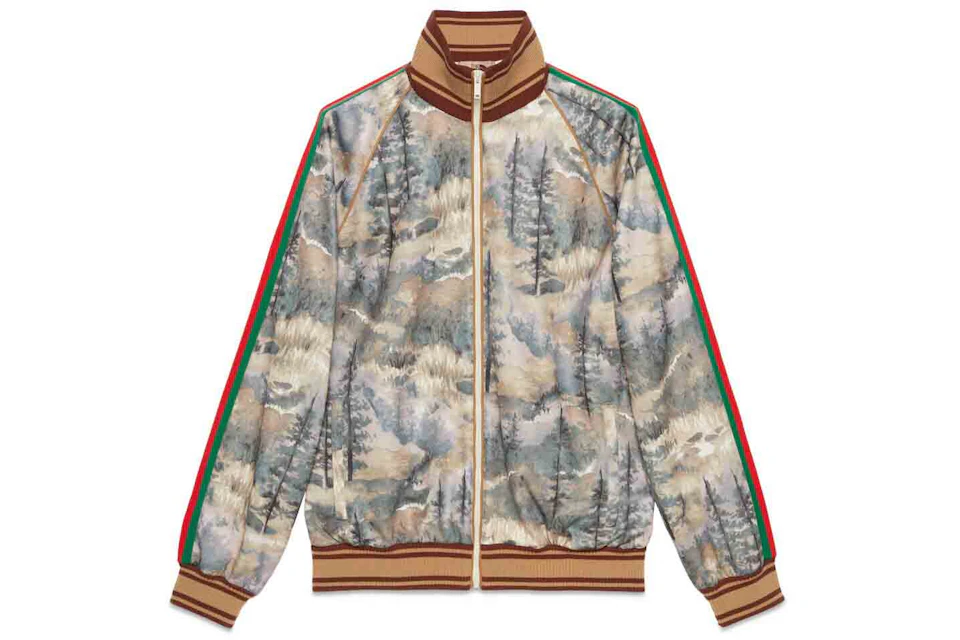 Gucci x The North Face Jacket Forest Print