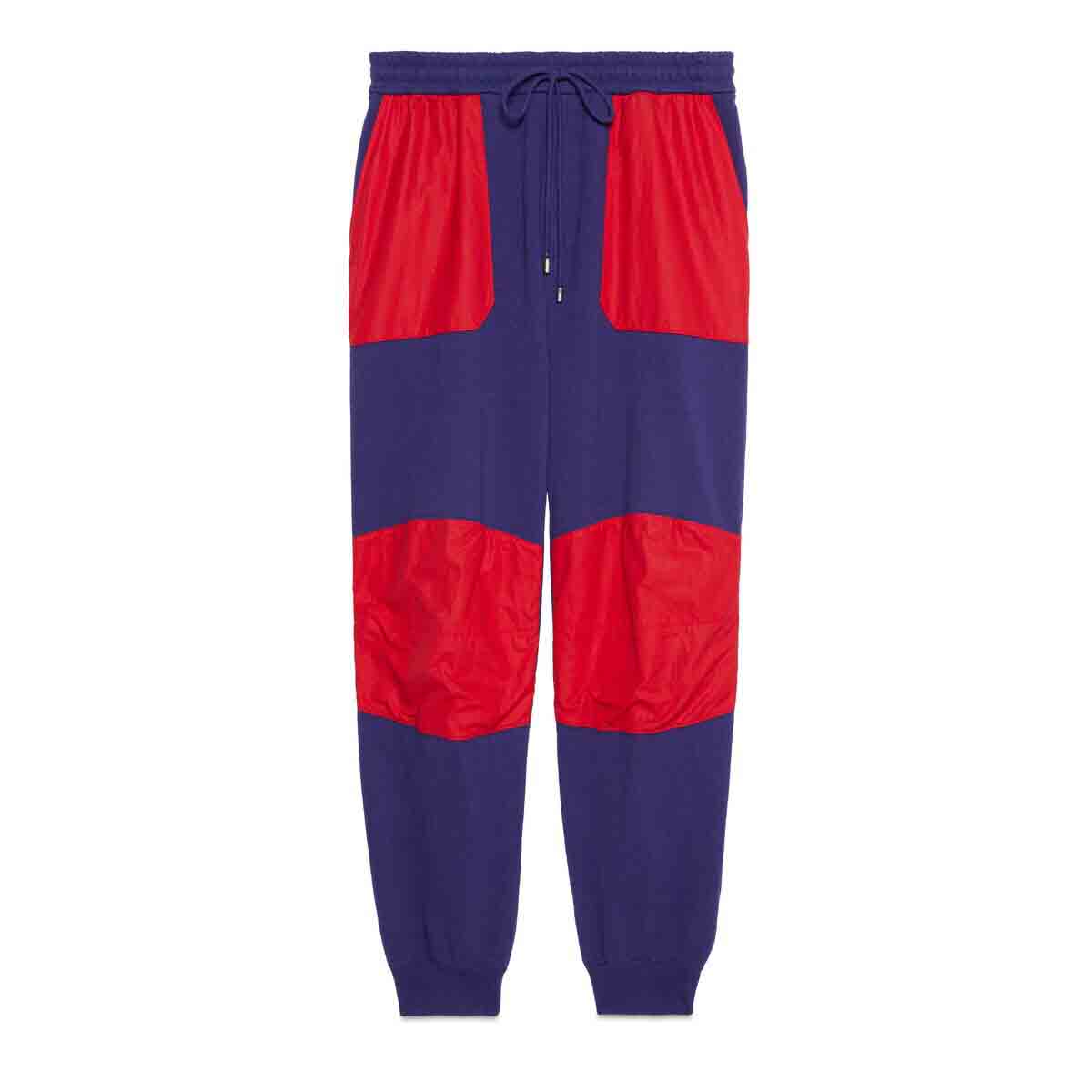 Gucci x The North Face Jogging Pant Blue/Red Men's - FW21 - US