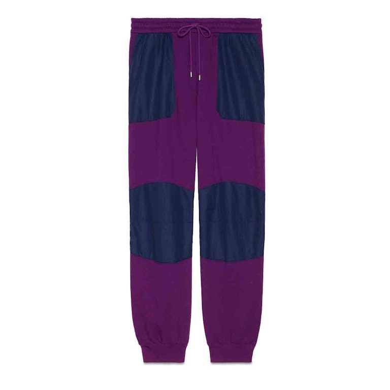 Pre-owned Gucci X The North Face Jogging Pant Purple/blue