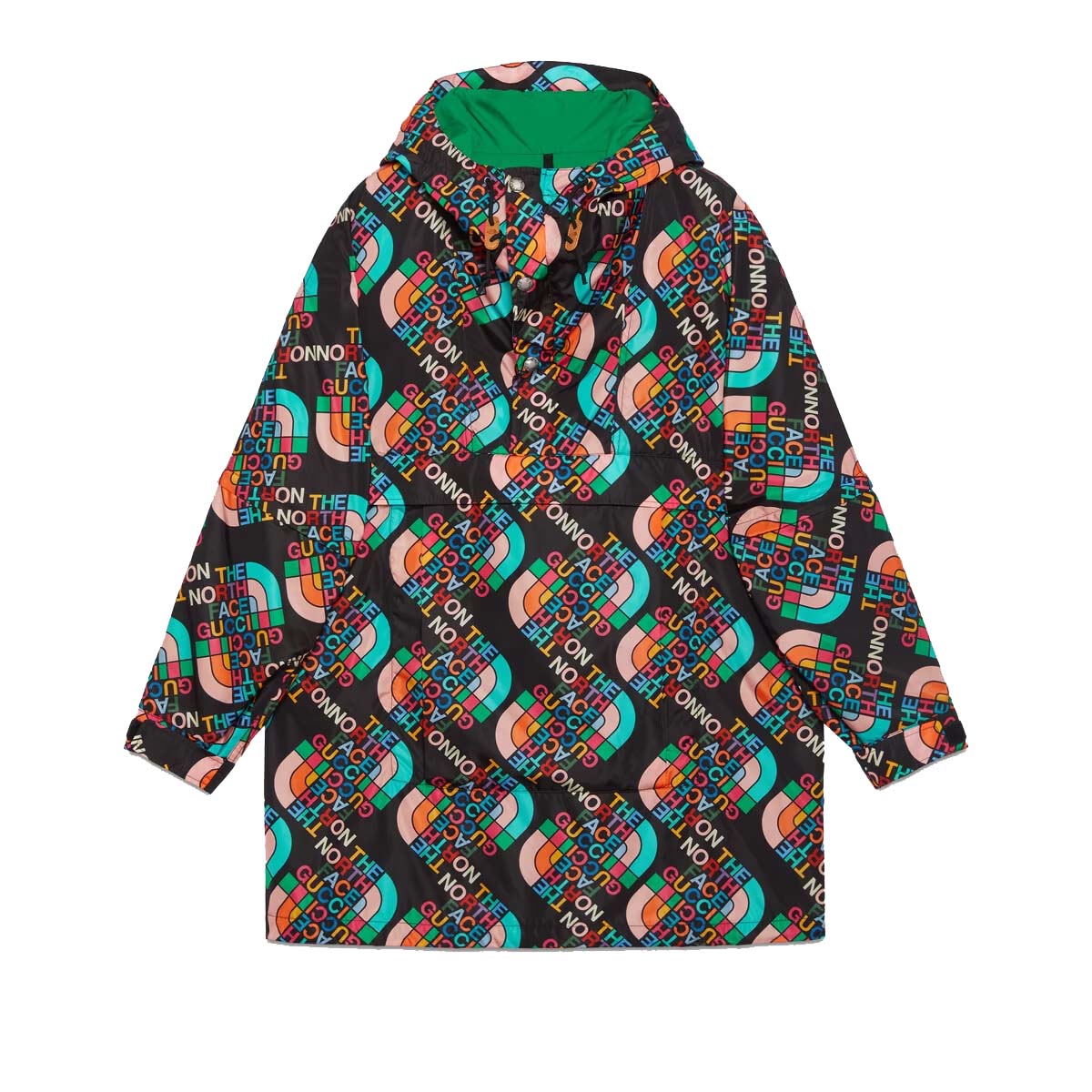 Gucci x The North Face Nylon Coat Multicolor/Black - FW22 - US