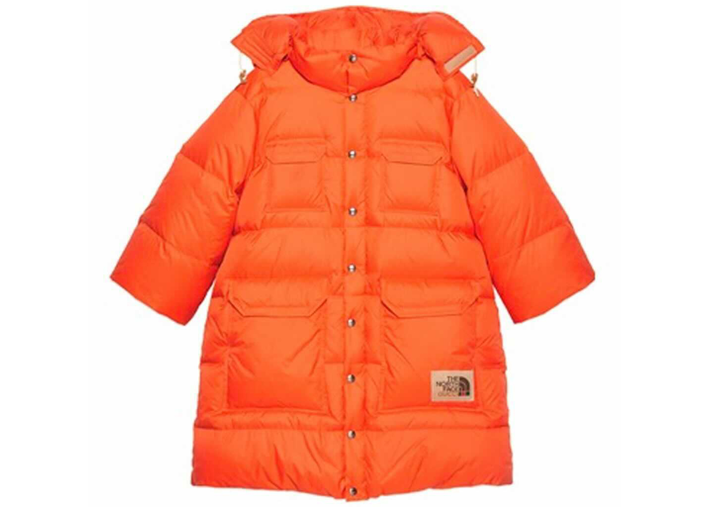 Gucci x The North Face Nylon Jacket Orange - SS21 - US