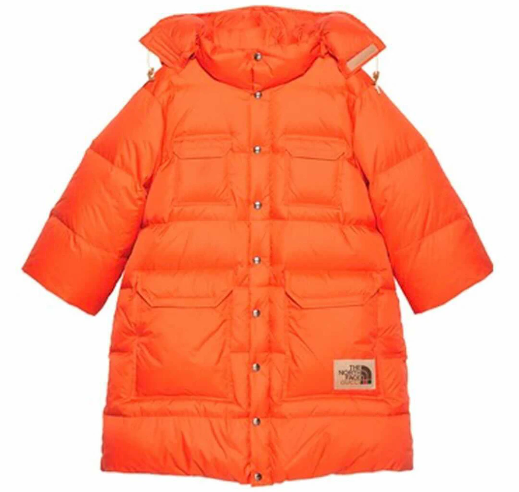 Gucci x The North Face Nylon Jacket Orange - SS21