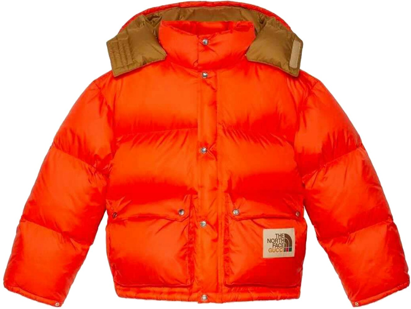 Gucci X The North Face Nylon Jacket Red Ss21
