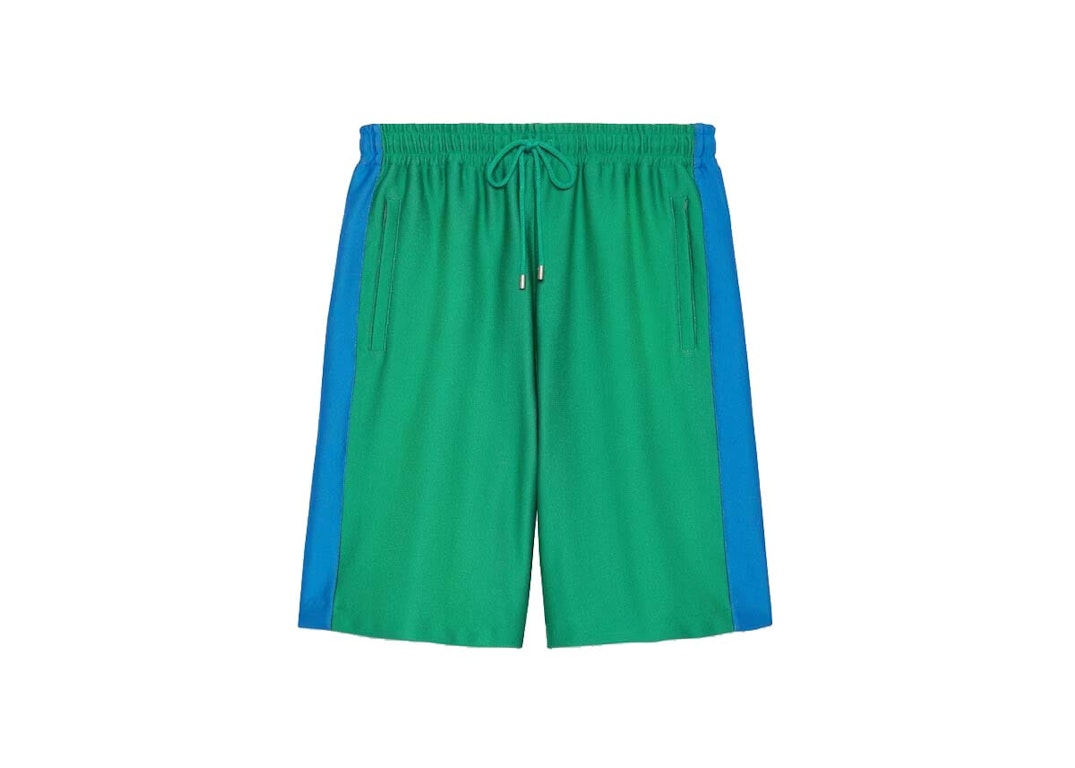 Pre-owned Gucci X The North Face Nylon Shorts Green