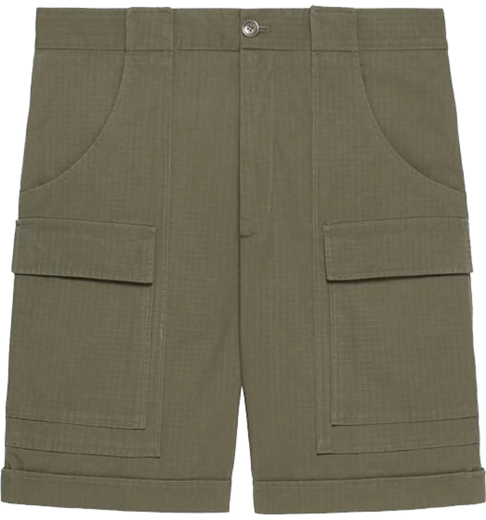 Gucci x The North Face Nylon Shorts Military Green Hombre SS21