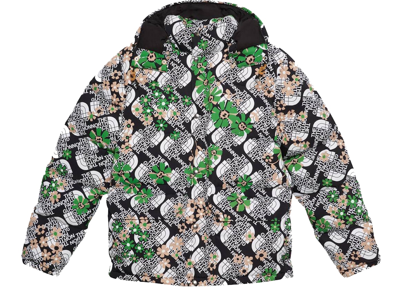 Gucci x The North Face Online Exclusive Nylon Jacket Green/Black - SS21