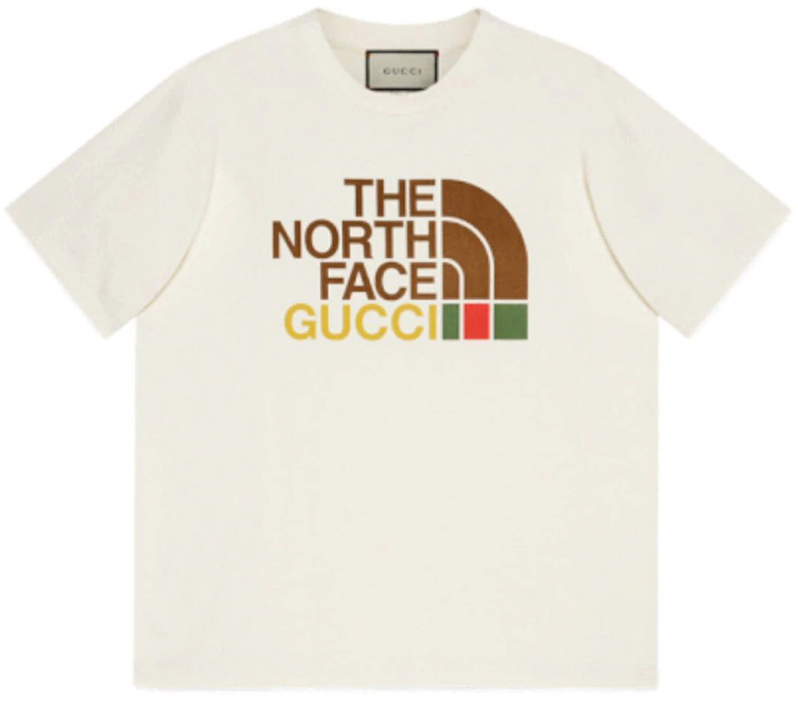 Gucci X The North Face Web Print Cotton Shorts Black pour hommes