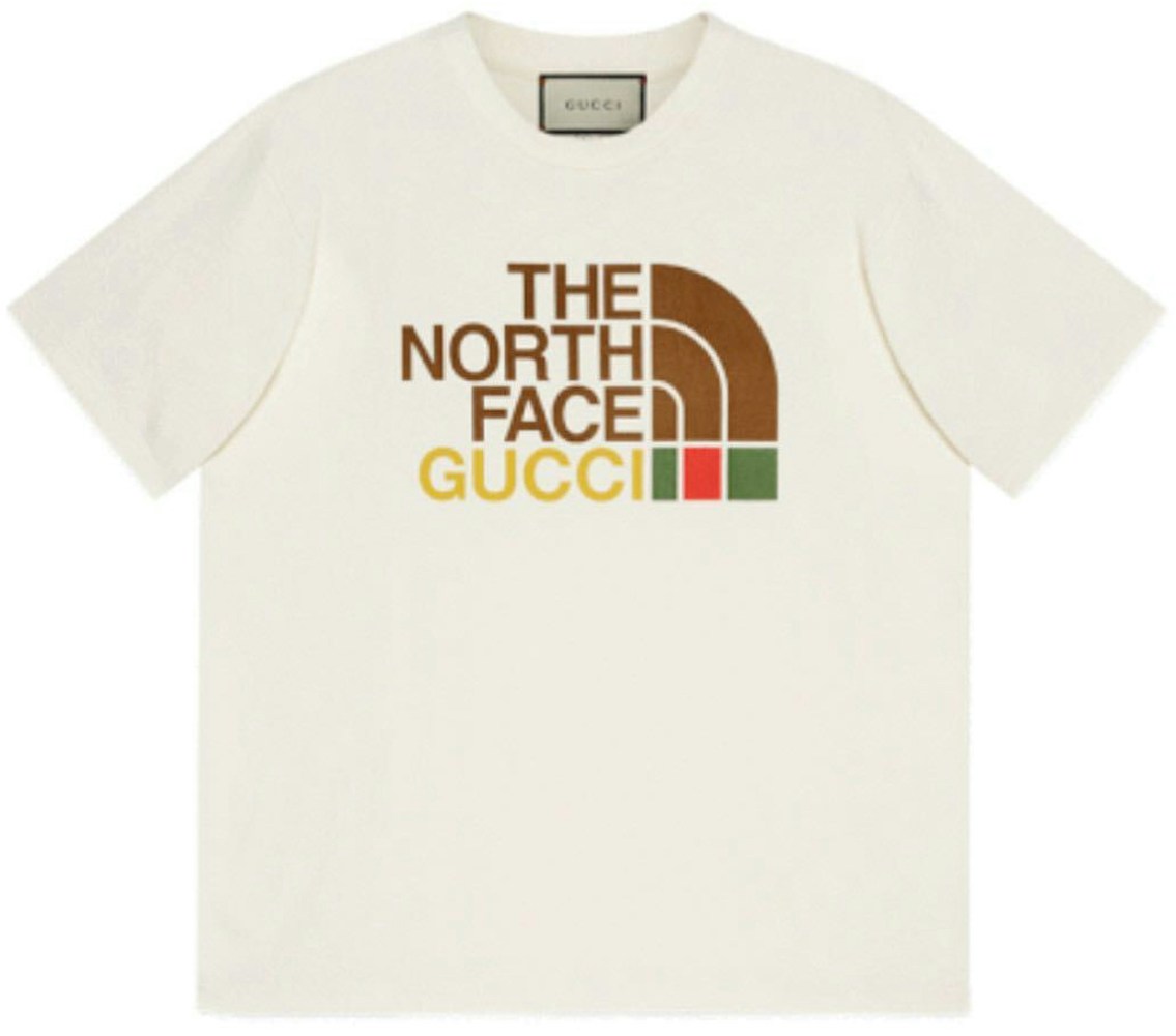 cabriolet Forstad Allieret Gucci x The North Face Oversize T-shirt Beige - SS21