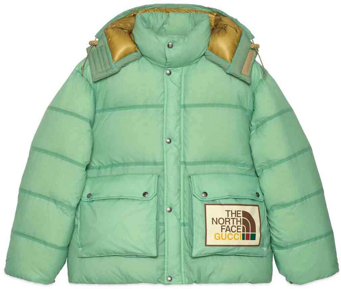 Gucci x The North Face Padded Jacket Aqua - FW21 - US