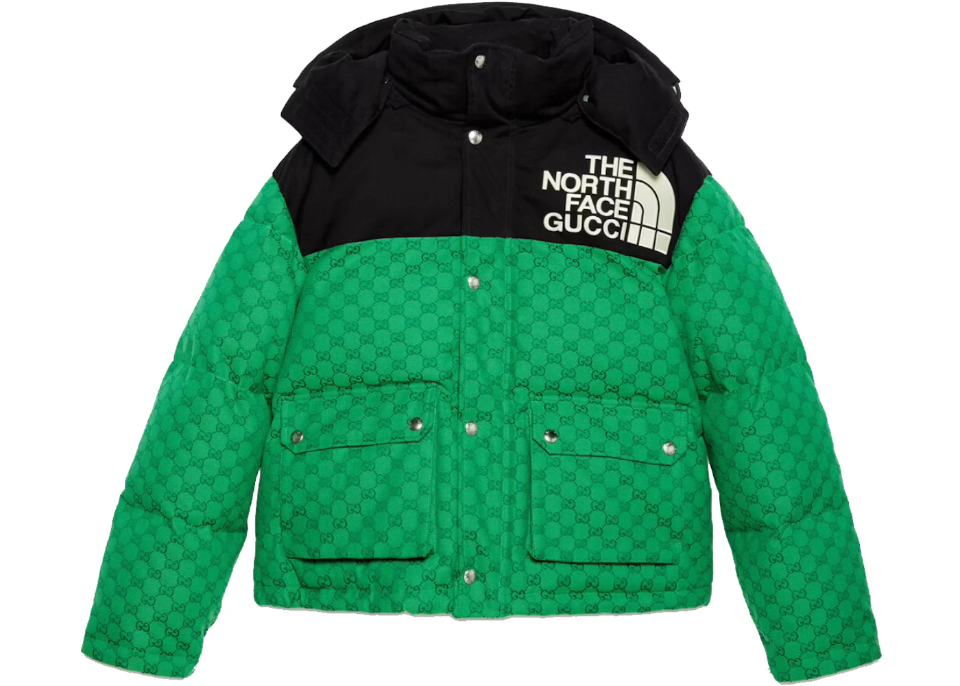 Cada semana Practicar senderismo aquí Gucci x The North Face Padded Jacket Green/Black - FW21 - US