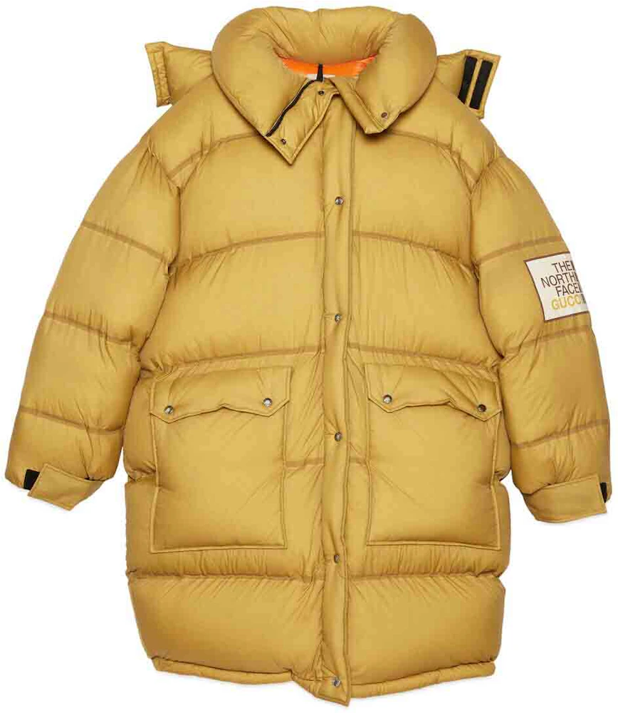 Gucci x The North Face Padded Jacket Yellow