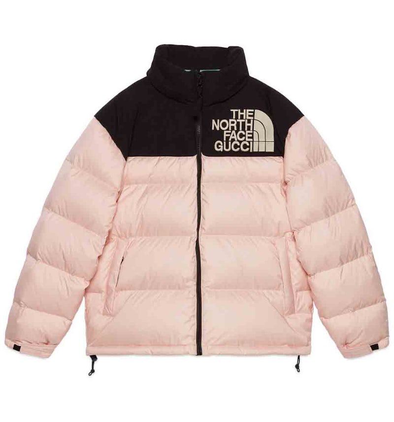 Gucci x The North Face Padded Jacket Light Pink/Black FW21 US