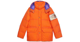 Gucci x The North Face Padded Jacket Orange