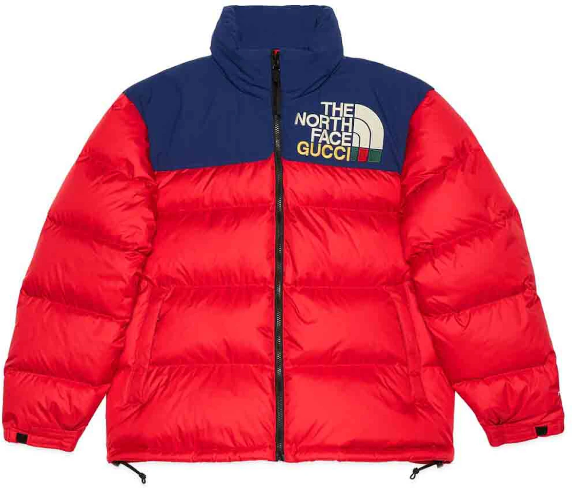 Gucci X The North Face Padded Jacket Red/Blue - Fw21 - Us