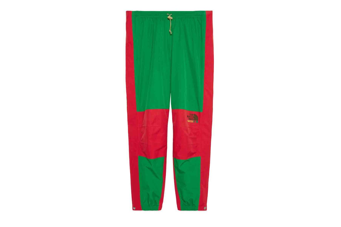 Pre-owned Gucci X The North Face Pant Green/red