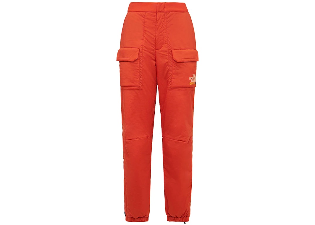 Pre-owned Gucci X The North Face Pant Orange