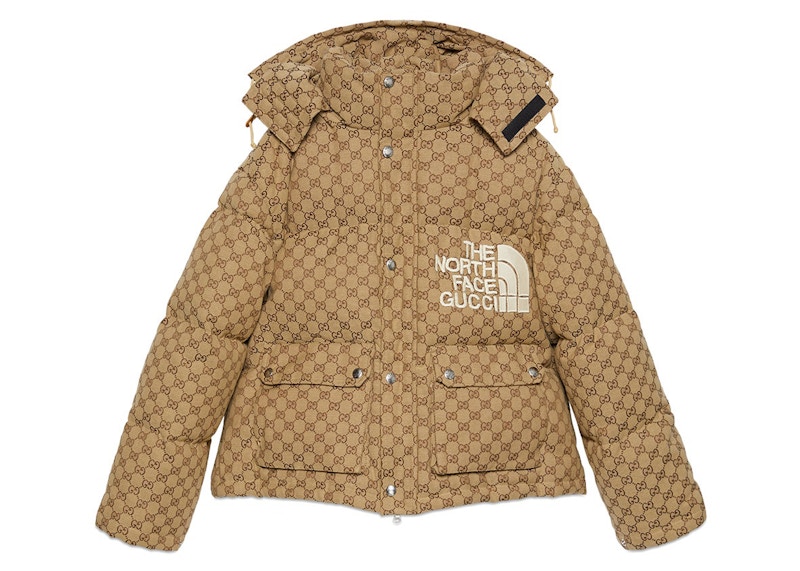 Gucci x The North Face Print Jacket Beige/Ebony