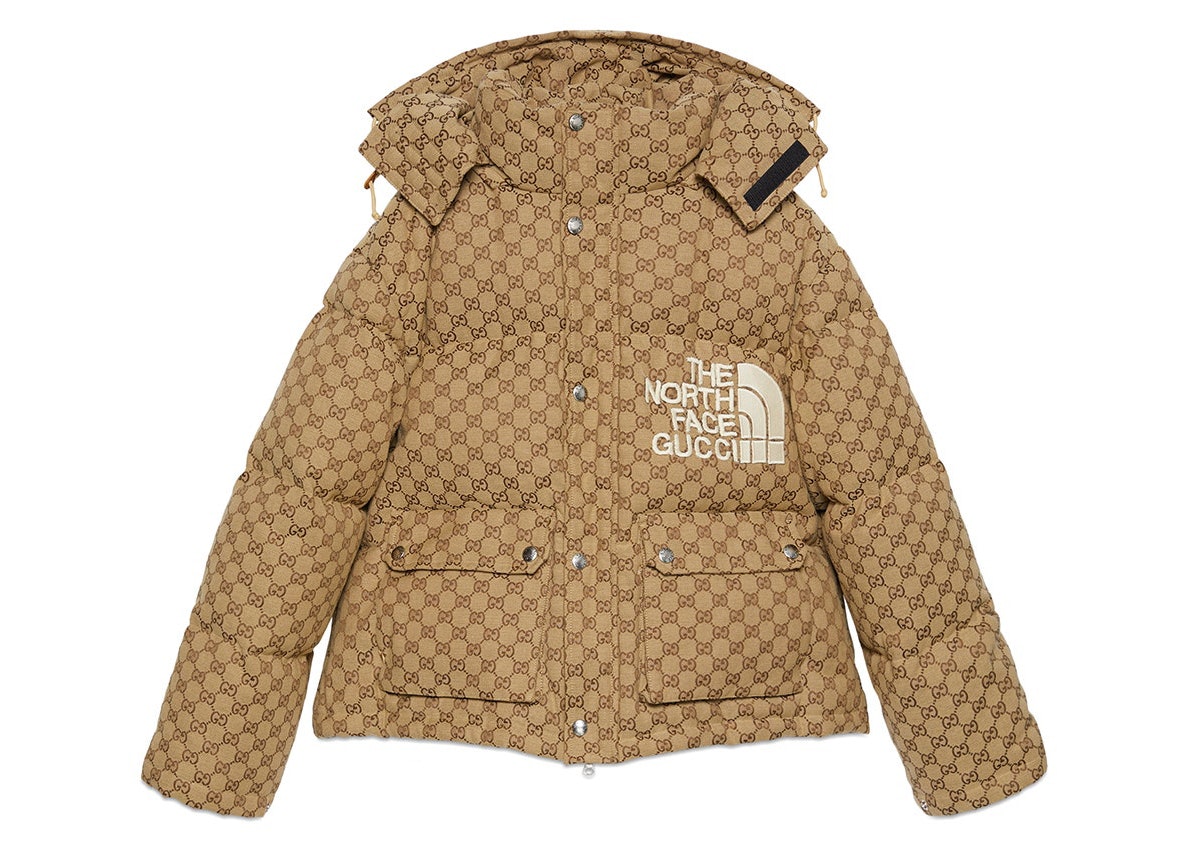 Gucci x The North Face Print Jacket Beige/Ebony SS21 Men's US