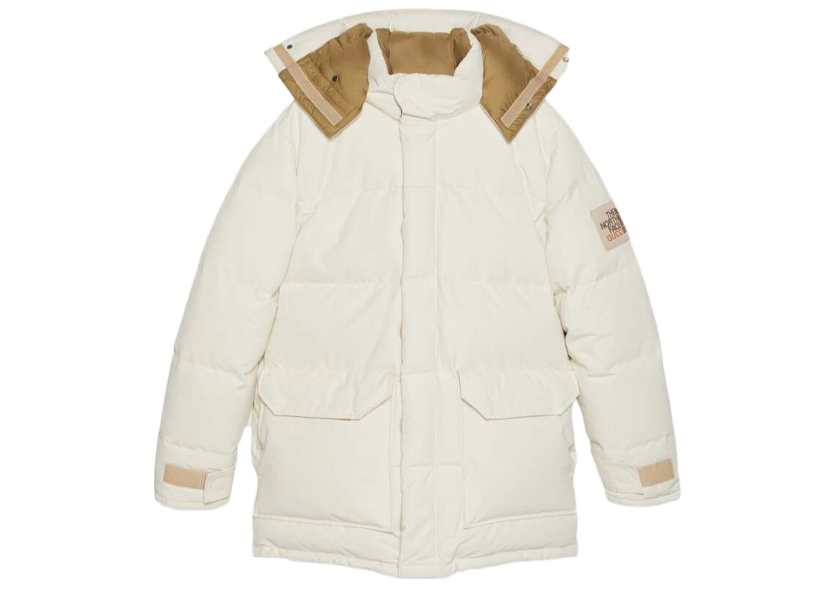Gucci x The North Face Puffer Jacket Cream