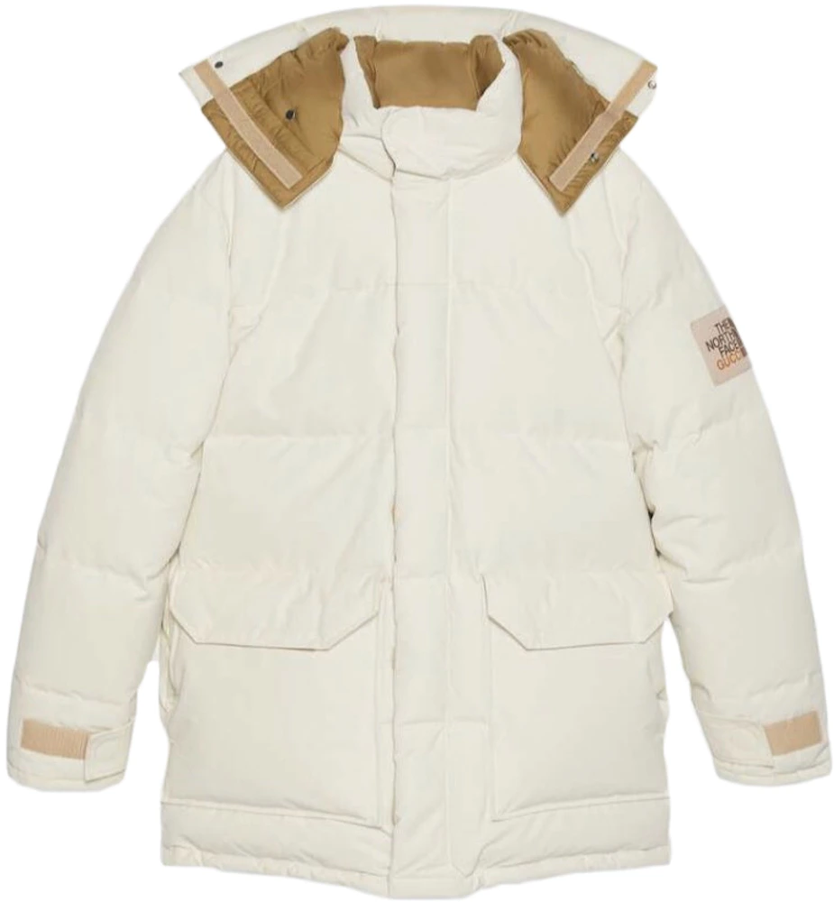 Gucci X The North Face Puffer Jacket Cream Ss21