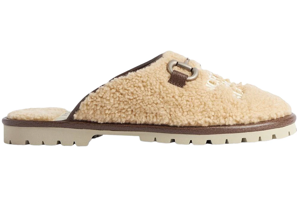 Robijn Dokter Respect Gucci x The North Face Slippers Beige Wool - 679923 DEB70 - US