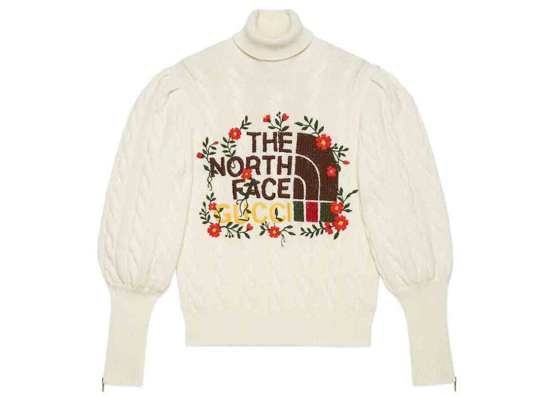 Pre-owned Gucci X The North Face Sweater Ivory